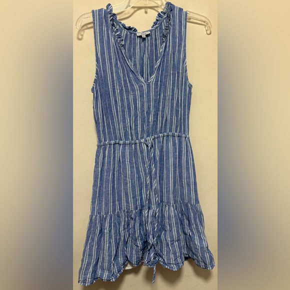 Rails Albany Striped Mini Dress – Lake View Stripe, Size M - Picture 2 of 4